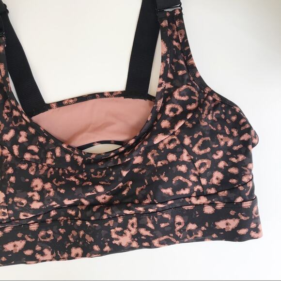 VARLEY Edris Sports Bra Leopard Animal Print - Picture 5 of 7
